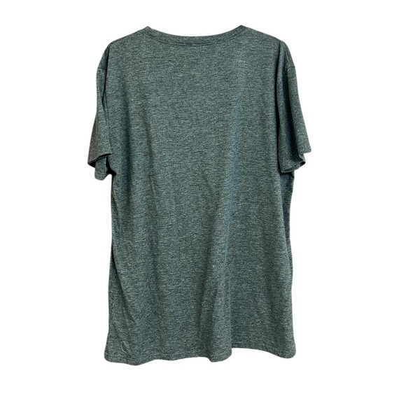 Gray O Christmas Tree Graphic T-Shirt Size XXL - Picture 3 of 6